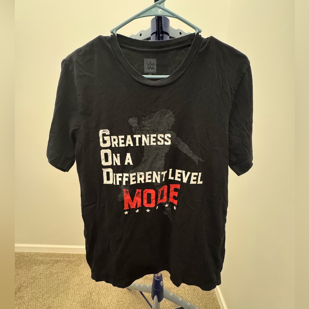 WWE Roman Reigns Black “Greatest On a Different Level Mode" Shirt Size M